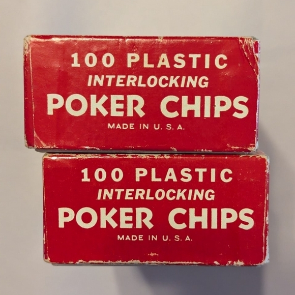Fred Varney & Company vintage poker chips set of 2 boxes - Picture 5 of 8